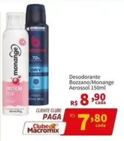 Macromix Atacado Desodorante Bozzano/Monange oferta