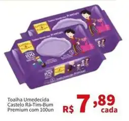 Macromix Atacado Toalha Umedecida Castelo Rá-Tim-Bum Premium oferta