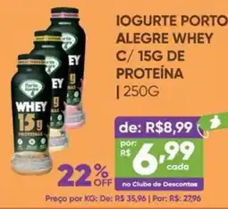 Pais e Filhos Supermercados Iogurte porto alegre whey c/ 15g de proteína oferta