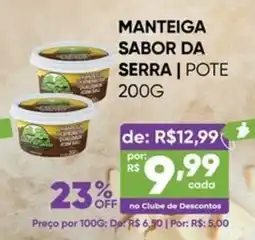 Pais e Filhos Supermercados Manteiga sabor da serra oferta