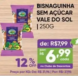 Pais e Filhos Supermercados Bisnaguinha sem açúcar vale do sol oferta