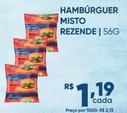 Pais e Filhos Supermercados Hambúrguer misto rezende oferta