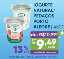 Pais e Filhos Supermercados Iogurte natural/ pedaços porto alegre oferta