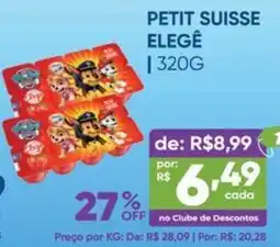 Pais e Filhos Supermercados petit suisse elegê oferta