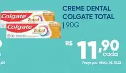 Pais e Filhos Supermercados creme dental colgate total oferta