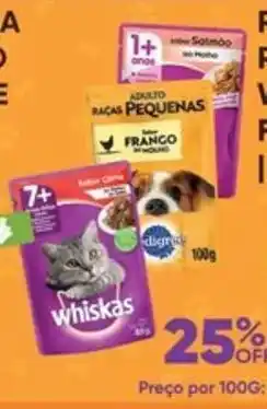 Pais e Filhos Supermercados Whiskas oferta