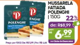Pais e Filhos Supermercados Mussarela fatiada polenghi oferta