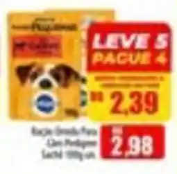 Proença Supermercados Ração Úmida Para Cão Pedigree Sachê 100g oferta