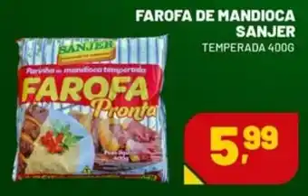 Farofa de mandioca sanjer temperada