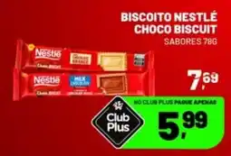 Supermercado Cubatao Biscoito nestlé choco biscuit sabores oferta