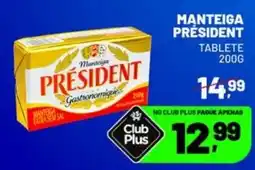 Supermercado Cubatao Manteiga president oferta