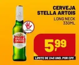 Supermercado Cubatao Cerveja stella artois long neck oferta