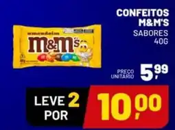 Supermercado Cubatao Confeitos m&m's sabores oferta