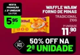 Supermercado Cubatao Waffle waaw forno de minas tradicional oferta