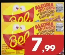 Supermercados Fluminense Bel alegria em forma de bombons sortidos oferta
