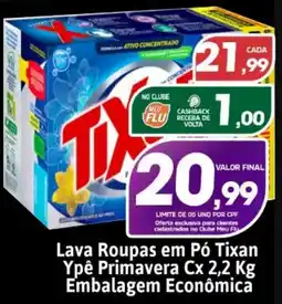 Supermercados Fluminense Lava Roupas em Pó Tixan Ypê Primavera oferta