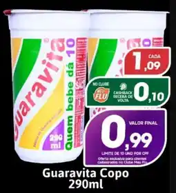 Supermercados Fluminense Guaravita copo oferta