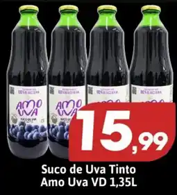 Supermercados Fluminense Suco de Uva Tinto Amo Uva VD oferta