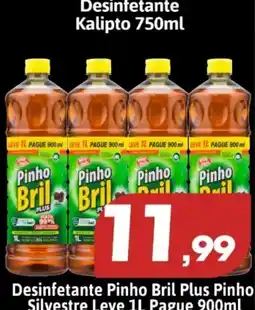 Supermercados Fluminense Desinfetante pinho bril plus pinho silvestre oferta