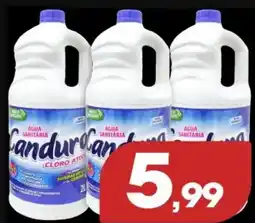 Supermercados Fluminense Água sanitária canduro cloro ativo oferta