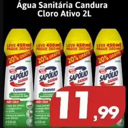 Supermercados Fluminense Água Sanitária Candura Cloro Ativo oferta