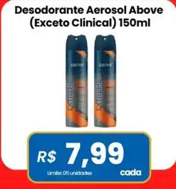 Supermercados Pró Brazilian Desodorante Aerosol Above oferta