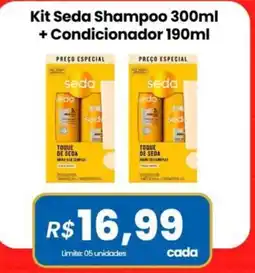 Supermercados Pró Brazilian Kit Seda Shampoo + Condicionador oferta