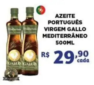 Azeite português virgem gallo mediterrâneo