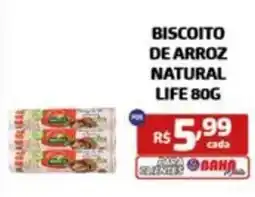 Bahamas Mix Biscoito de arroz natural life oferta
