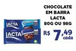 Bahamas Mix chocolate em barra lacta oferta