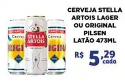 Bahamas Mix Cerveja stella artois lager ou original pilsen oferta