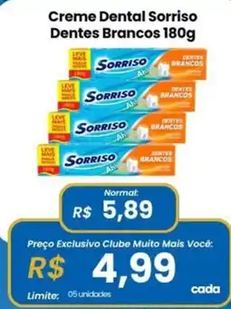 Supermercados Pró Brazilian Creme Dental Sorriso Dentes Brancos oferta