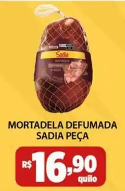 Bahamas Mix mortadela defumada sadia peça oferta