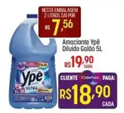 Muffato Amaciante Ypê Diluído Galão 5L oferta