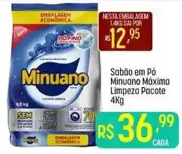Muffato Sabão em Pó Minuano Máxima Limpeza Pacote oferta