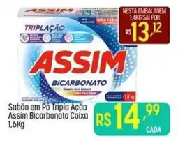 Muffato Sabão em pó tripla ação assim bicarbonato oferta