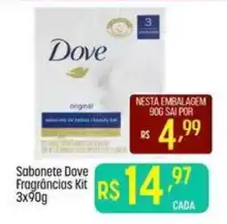 Muffato Sabonete dove fragrâncias kit oferta