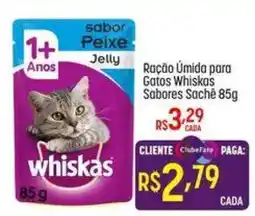 Muffato Ração Úmida para Gatos Whiskas Sabores Sachê oferta