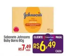 Sabonete johnsons baby barra