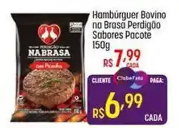 Muffato Hambúrguer Bovino na Brasa Perdigão Sabores Pacote oferta