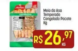 Muffato Meio da Asa Temperado Congelado Pacote oferta