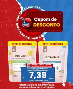 Supermercados Pró Brazilian Sabonete liquido hidramais oferta