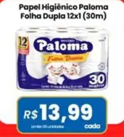 Supermercados Pró Brazilian Papel Higiênico Paloma Folha Dupla oferta