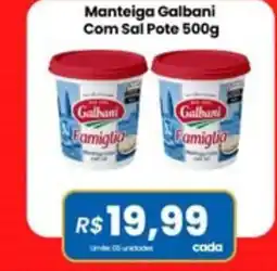 Supermercados Pró Brazilian Manteiga galbani com sal pote oferta