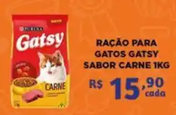 Bahamas Mix Ração para gatos gatsy sabor carne oferta