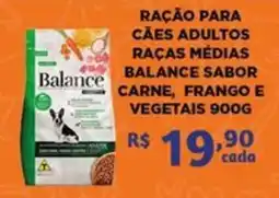 Bahamas Mix Ração para cães adultos raças médias balance sabor carne, frango e vegetais oferta
