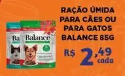 Bahamas Mix Ração úmida para cães ou para gatos balance 85g oferta