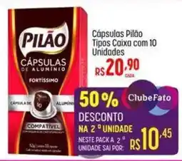 Muffato Cápsulas pilão tipos caixa com 10 unidades oferta