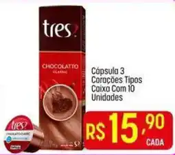 Muffato Cápsula 3 Corações Tipos oferta