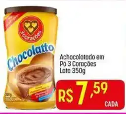 Muffato Achocolatado em Pó 3 Corações oferta